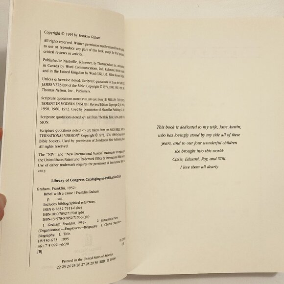 Rebel With A Cause: Finally Comfortable Being Graham by Franklin Graham - Picture 2 of 9